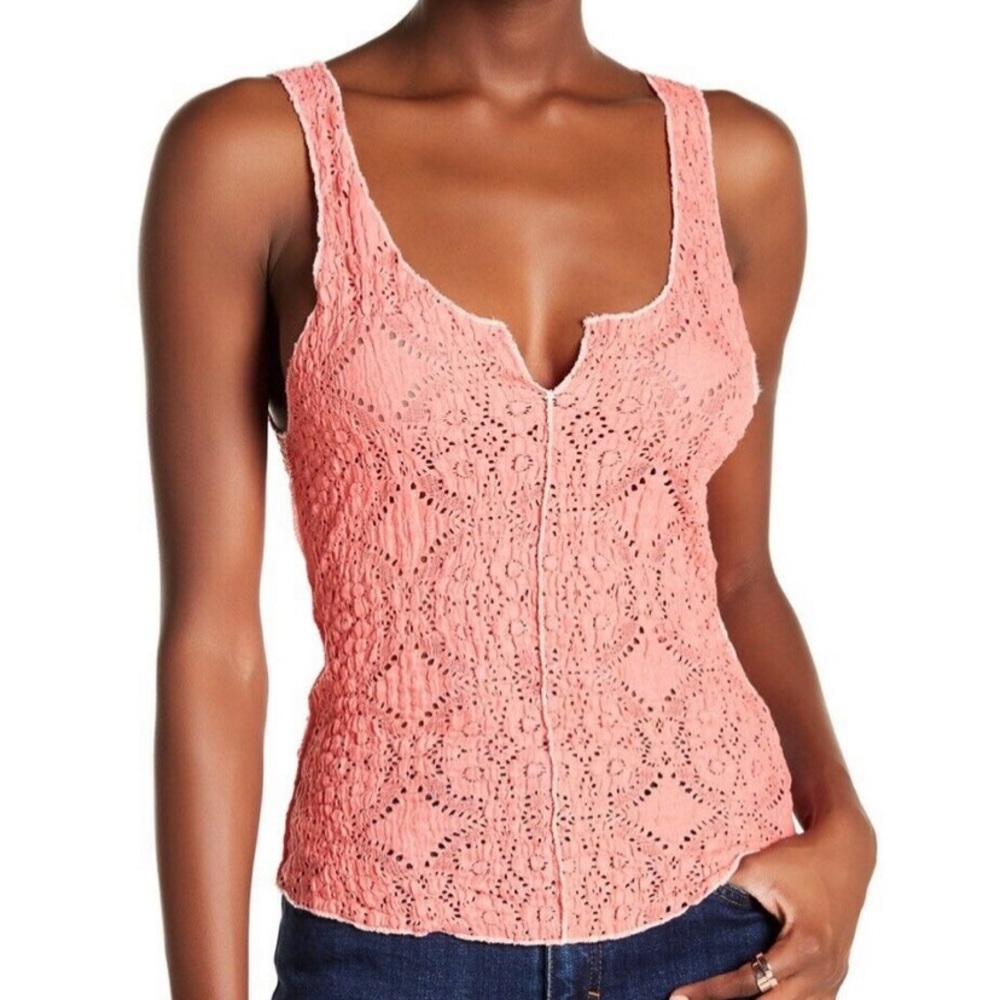 Free people Intimately lace tank top NWT
